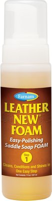 Farnam Leather New Foam Easy-Polishing Horse Saddle Soap, 7-oz bottle, slide 1 of 1