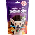 Vegalicious Tartar Off Sweet Potato & Pumpkin with Cinnamon All Natural Dental Dog Treats, 6 count