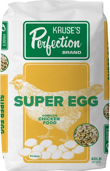 Kruse's Perfection Brand Super Egg Complete Whole Grains Chicken Feed, 40-lb bag slide 1 of 5