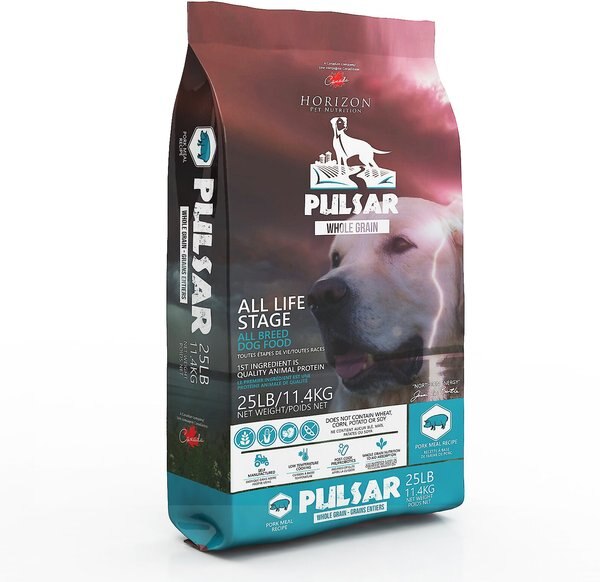Horizon Pulsar Whole Grain Pork Recipe Dry Dog Food, 25-lb bag slide 1 of 9
