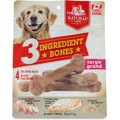 Omega Paw Natural Farm 3 Ingredient Large Bones Dog Treat, 4 count