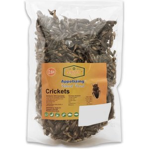 Amzey Appetizing Dried Crickets Fish Food, 0.5-lb bag