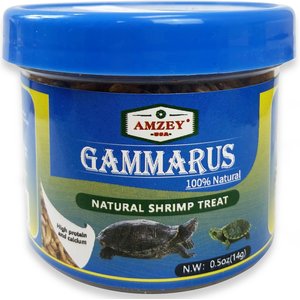 Amzey Gammarus Turtle Food, 0.5-oz jar
