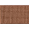 Bungalow Flooring Waterhog Squares Doormat, Dark Brown, 36 x 24-in
