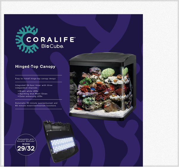Coralife LED BioCube 29/30 Replacement Aquarium Canopy slide 1 of 7