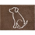 Frisco Microfiber Chenille Dog Silhouette Doormat