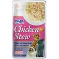 Inaba Chicken Stew Chicken with Salmon Recipe Grain-Free Cat Food Topper, 1.4-oz pouch