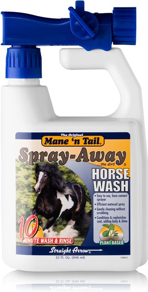 Mane 'n Tail Spray-Away Plant Based Horse Wash Spray, 32-oz bottle slide 1 of 4