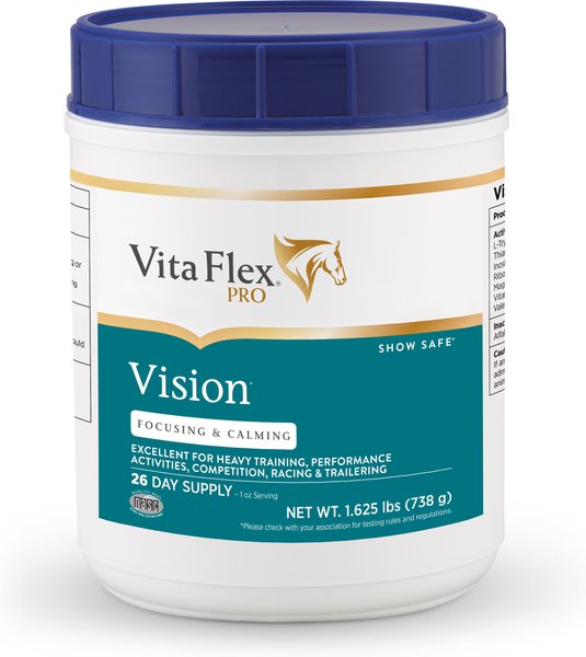 Vita Flex Vision Focusing & Calming Eye Pellets Horse Supplement, 1.625-lb jar slide 1 of 1