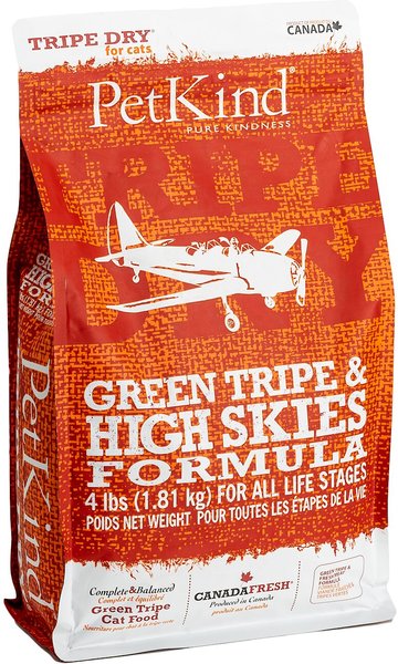 PetKind Green Tripe & High Skies Formula Dry Cat Food, 4-lb bag slide 1 of 2