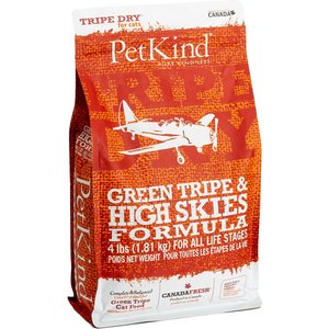 PetKind Green Tripe & High Skies Formula Dry Cat Food, 4-lb bag