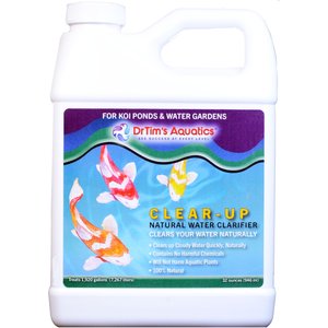 Dr. Tim's Aquatics Clear-Up Koi Ponds & Water Gardens Cleaner, 32-oz bottle