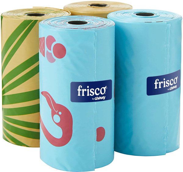 Frisco Flamingos & Foliage Print Dog Poop Bags, 120 Count slide 1 of 4