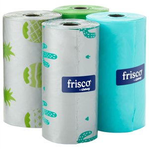 Frisco Pineapples & Cacti Printed Dog Poop Bags, 120 Count