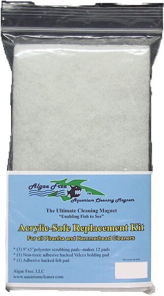 Algae Free Piranha & Hammerhead Acrylic-Safe Replacement Pad Kit slide 1 of 1