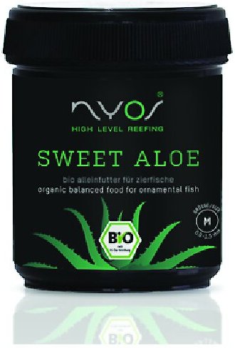 Nyos Sweet Aloe Organic Balanced Ornamental Fish Food, 72-g jar slide 1 of 1