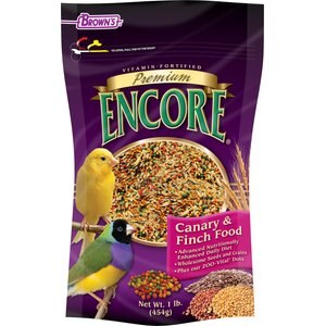 Brown's Encore Premium Canary & Finch Bird Food, 1-lb bag