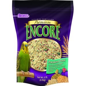 Brown's Encore Premium Parakeet Food, 2-lb bag