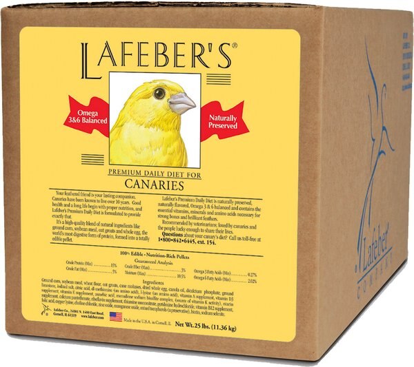 Lafeber Premium Daily Diet Canary Bird Food, 25-lb box slide 1 of 6