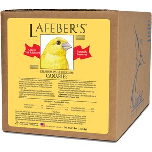 Lafeber Premium Daily Diet Canary Bird Food, 25-lb box