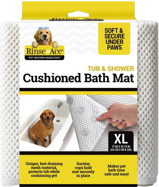 Rinse Ace Tub & Shower Cushioned Pet Bath Mat, X-Large slide 1 of 5