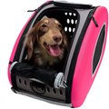 ibiyaya 5-in-1 Combo EVA Airline-Approved Dog & Cat Carrier & Stroller, Pink