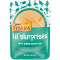 Friskies Lil’ Slurprises With Surimi Whitefish in Dreamy Sauce Wet Cat Food Topper, 1.2-oz pouch, case of 16