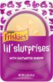 Friskies Lil’ Slurprises With Saltwater Shrimp in Dreamy Sauce Wet Cat Food Topper, 1.2-oz pouch, case o...