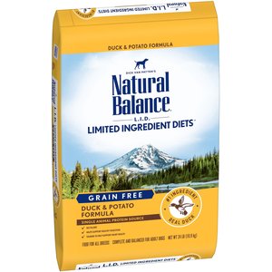Natural Balance L.I.D. Limited Ingredient Diets Grain-Free Duck & Potato Formula Dry Dog Food, 24-lb bag