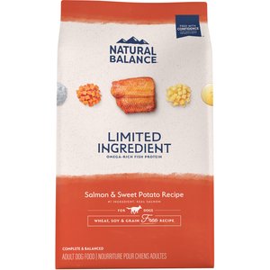 Natural Balance Limited Ingredient Grain-Free Salmon & Sweet Potato Recipe Dry Dog Food, 12-lb bag