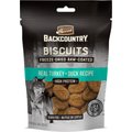 Merrick Backcountry Biscuits Real Turkey + Duck Recipe Grain-Free Freeze-Dried Raw Coated Dog Treats