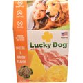 Lucky Dog Cheese & Bacon Flavor Biscuit Dog Treats, 12-oz bag