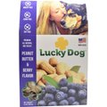 Lucky Dog Peanut Butter & Berries Flavor Biscuit Dog Treats, 12-oz bag
