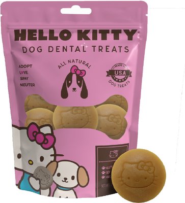 Team Treatz Hello Kitty Rawhide-Free Dental Dog Treats, slide 1 of 1