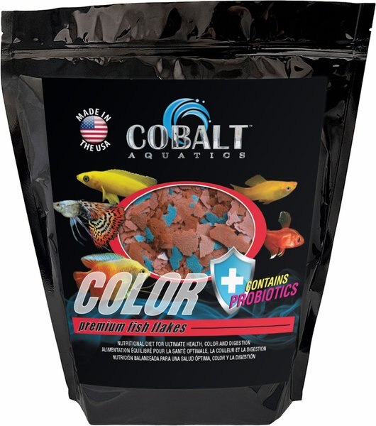 Cobalt Aquatics Color Flakes Fish Food, 16-oz tub slide 1 of 3