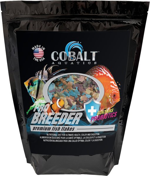 Cobalt Aquatics Pro Breeder Flakes Fish Food, 2-lb bucket slide 1 of 3
