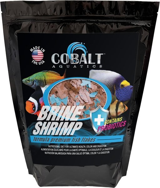 Cobalt Aquatics Brine Shrimp Flakes Fish Food, 2-lb bucket slide 1 of 3