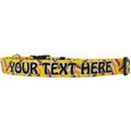 Yellow Dog Design Hot Dogs Polyester Personalized Standard Dog Collar, Small