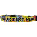 Yellow Dog Design Pop Art Dogs Polyester Personalized Standard Dog Collar, Small