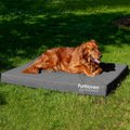 FurHaven Deluxe Oxford Cooling Gel Indoor/Outdoor Dog & Cat Bed w/ Removable Cover, Jumbo, Stone Grey
