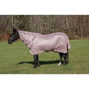 TuffRider Comfy Mesh Combo Neck Horse Fly Sheet, Adobe Rose, 84-in