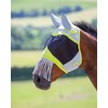 Shires Equestrian Products Air Motion Horse Fly Mask w/ Ear & Nose Fringe, Lime, Extra Full