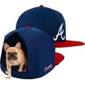 Nap Cap MLB Plush Cat & Dog Bed, Atlanta Braves