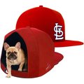 Nap Cap MLB Plush Cat & Dog Bed, St. Louis Cardinals