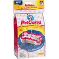 PetCakes Cheese Flavor Microwaveable Birthday Cake Mix Kit With Bone Shaped Pan Dog Treats, 5.5-oz box