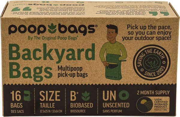 The Original Poop Bags Backyard Bags, 16 count slide 1 of 7