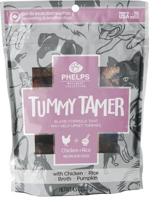 Phelps Wellness Collection Tummy Tamer Chicken & Rice Recipe Dog Treats, 4.5-oz bag, slide 1 of 1