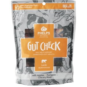 Phelps Wellness Collection Gut Check Lamb Recipe Dog Treats, 4.5-oz bag