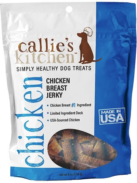 Callie's Kitchen Chicken Breast Jerky Dog Treats, 4-oz bag slide 1 of 2