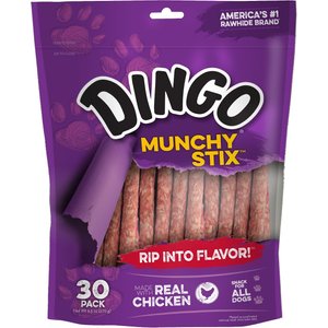 Dingo Munchy Stix Dog Treats, 30 count